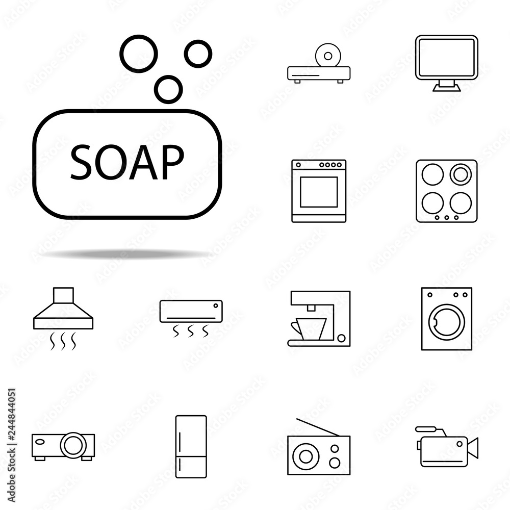 Poster soap icon. web icons universal set for web and mobile