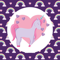 Cute unicorn design