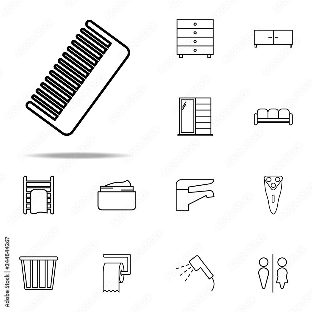 Poster comb icon. web icons universal set for web and mobile
