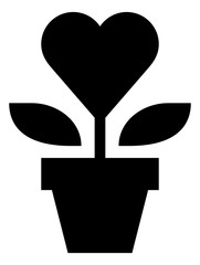 Cultivate Affection Growth Vector Icon.eps