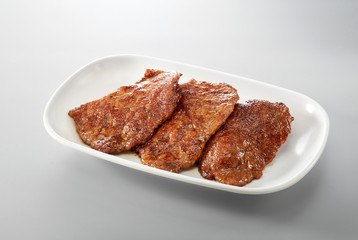 Delicious fried pork chops