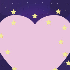 heart and stars design