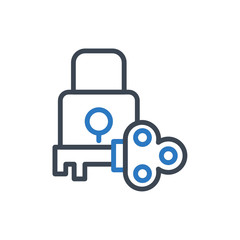 Fototapeta premium key icon