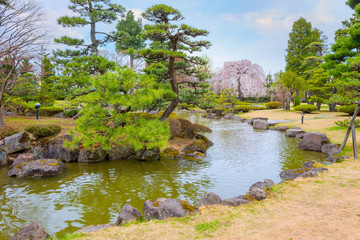 The Fujita Memorial Japanese Garden in Hirosaki, Japan