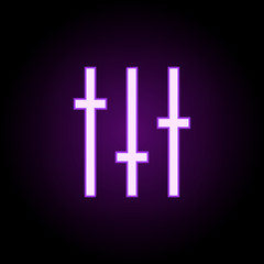 Fototapeta premium Mixer icon. Elements of web in neon style icons. Simple icon for websites, web design, mobile app, info graphics