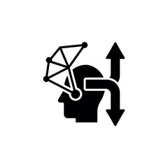 decision in mind icon. Element of human thinking set icon. Premium quality graphic design icon. Signs and symbols collection icon for websites, web design, mobile app