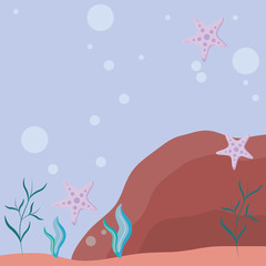 Obraz premium underwater background design