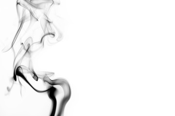 Smoke clouds as background