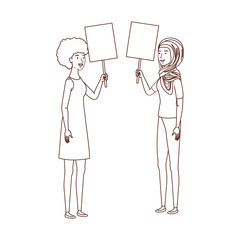 women with tag of wood avatar character