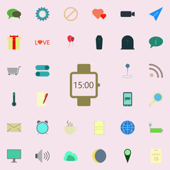 smart watches icon. color web icons universal set for web and mobile