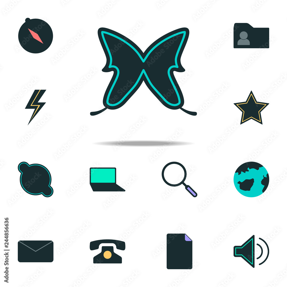 Poster butterfly icon. web icons universal set for web and mobile