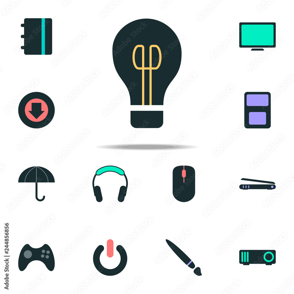 Poster bulb icon. web icons universal set for web and mobile