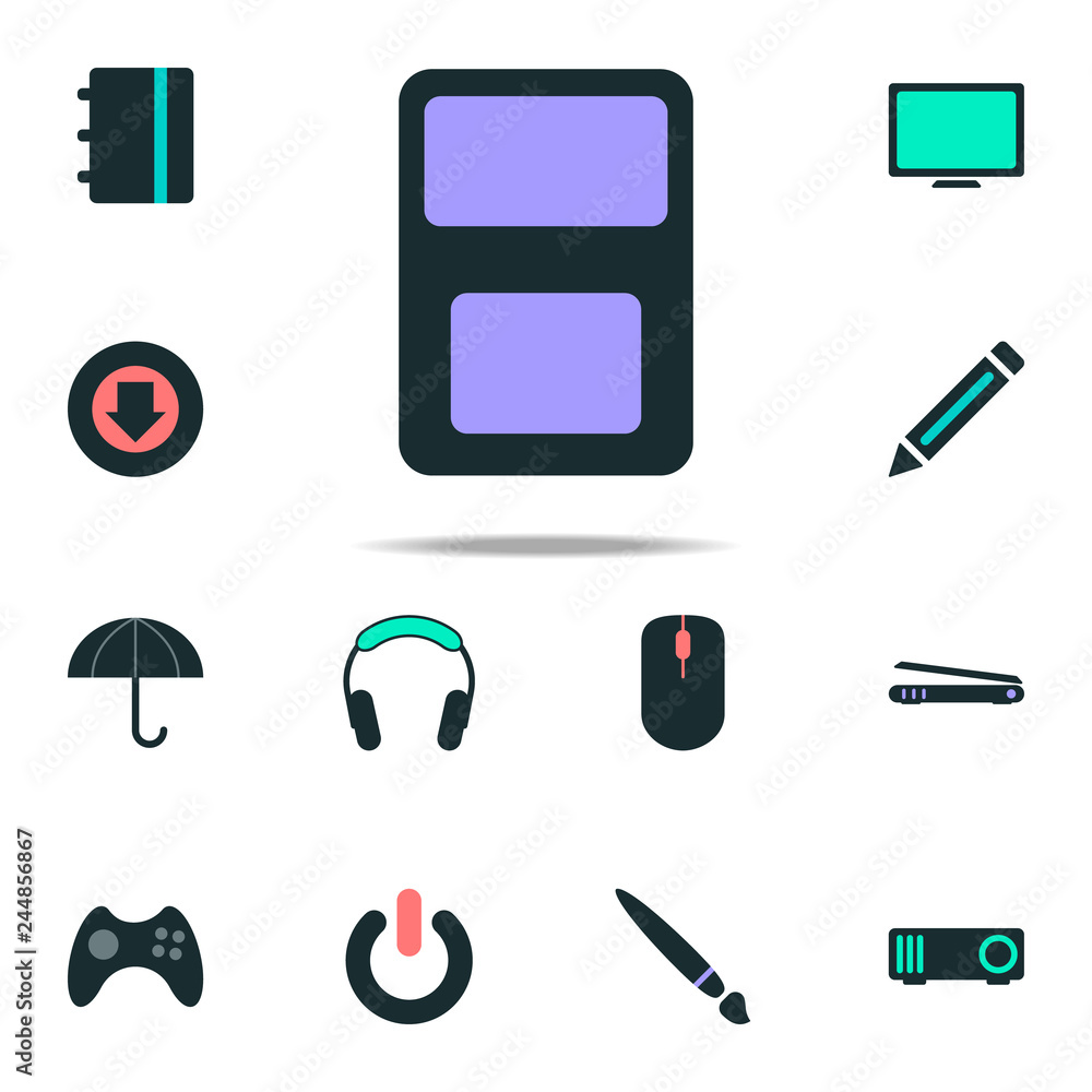 Poster music player icon. web icons universal set for web and mobile
