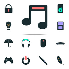 musical note icon. web icons universal set for web and mobile