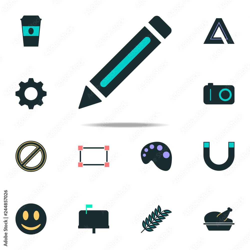 Poster a pen icon. web icons universal set for web and mobile