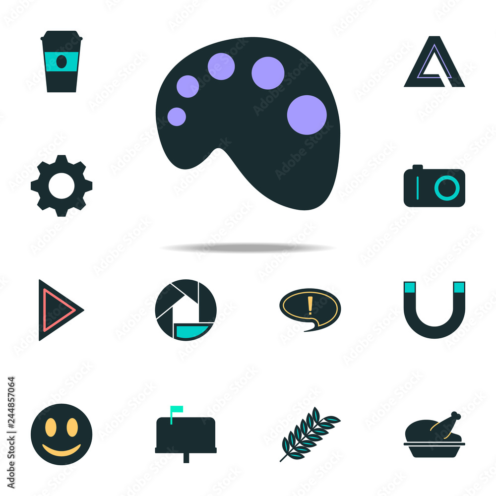 Poster palette icon. web icons universal set for web and mobile