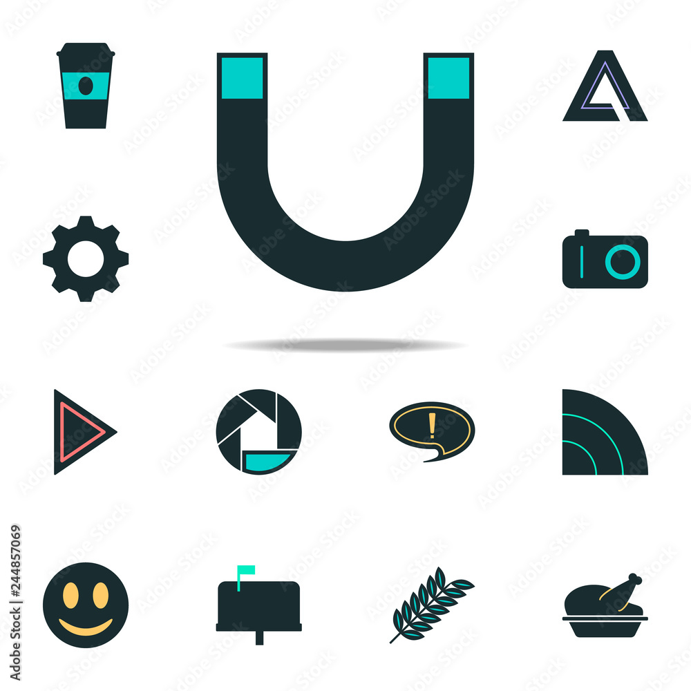 Poster magnet icon. web icons universal set for web and mobile