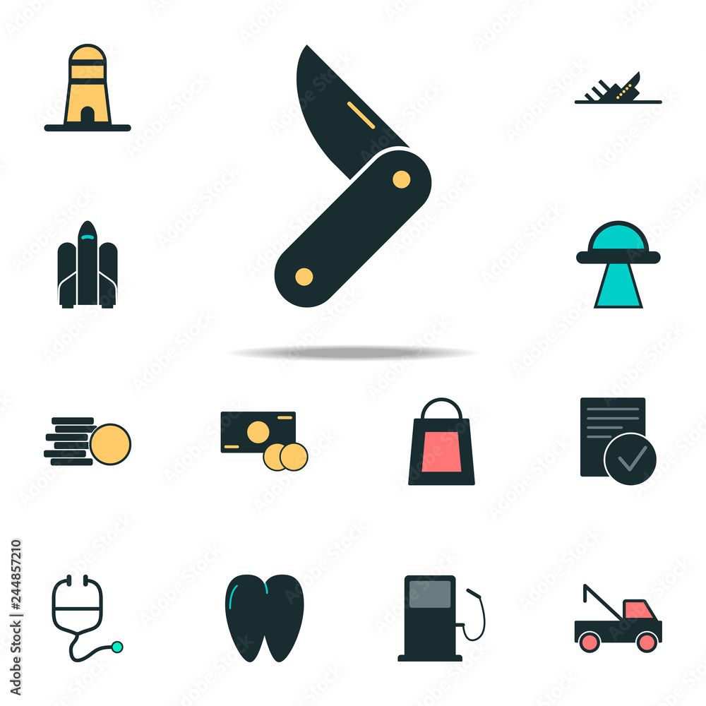 Poster jackknife icon. web icons universal set for web and mobile