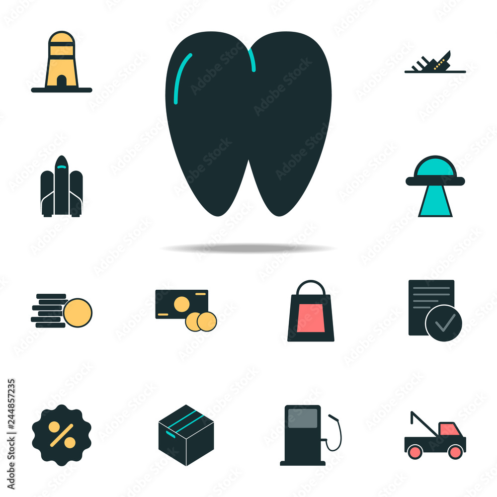 Poster tooth icon. web icons universal set for web and mobile