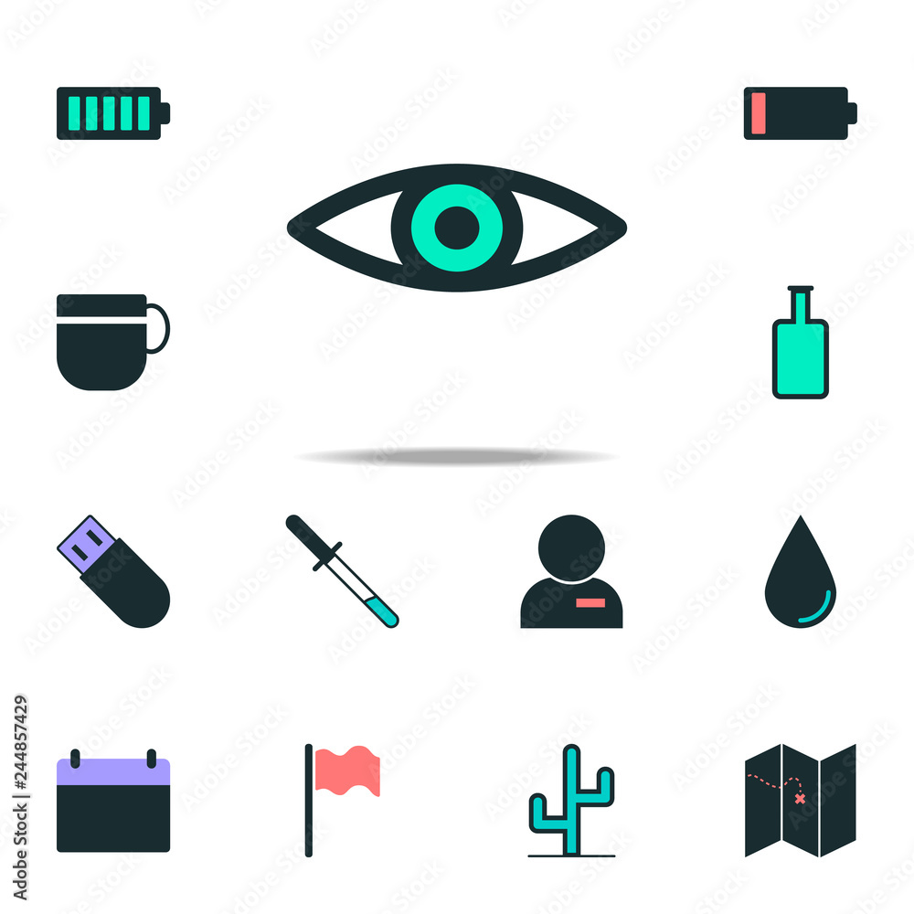 Poster eye icon. web icons universal set for web and mobile