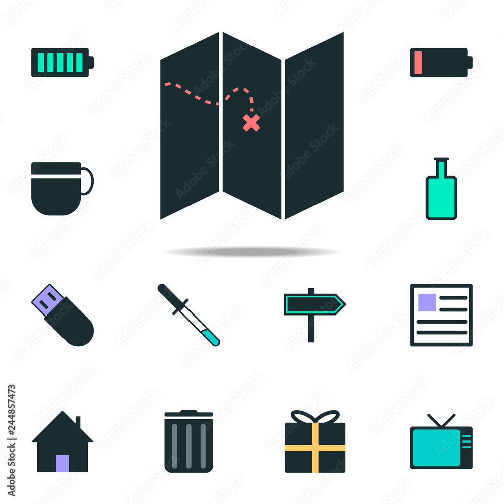 Poster open card icon. web icons universal set for web and mobile
