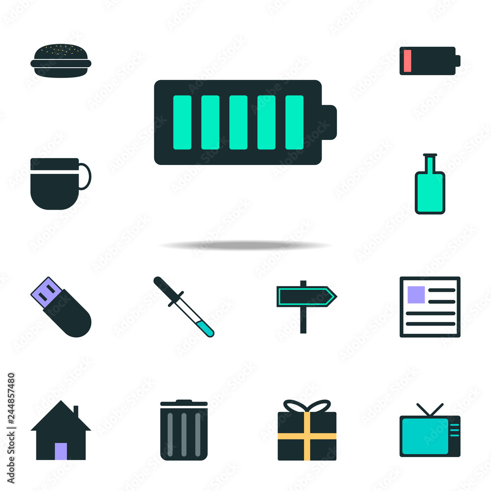 Poster full charge icon. web icons universal set for web and mobile