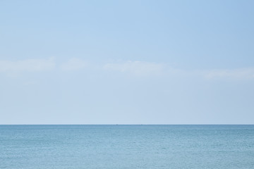 Summer travel in the Thai sea