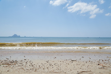 Summer travel in the Thai sea
