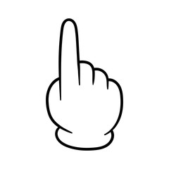 Cartoon Pointing Hand