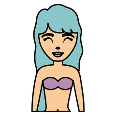 Cartoon girl design 