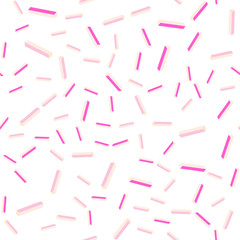 Light Pink, Yellow vector seamless, isometric background with straight lines.