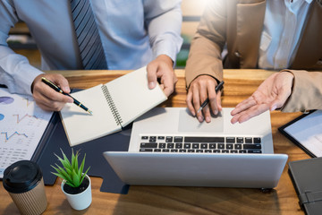 Teamwork Startup Project Planning making great discussion team Meeting working together, Brainstorming process job success in modern coworking office