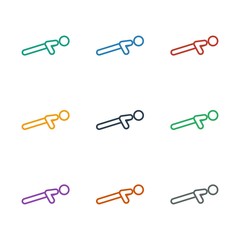 push up icon white background