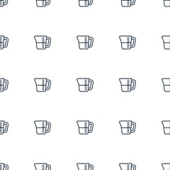 decanted icon pattern seamless white background