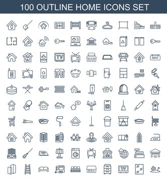 100 home icons