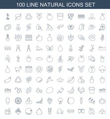 100 natural icons
