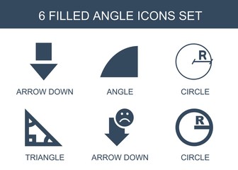 6 angle icons