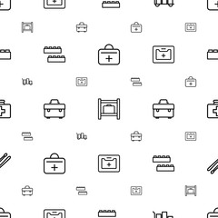 kit icons pattern seamless white background