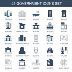 25 government icons