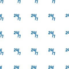 hours support icon pattern seamless white background