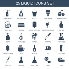 25 liquid icons