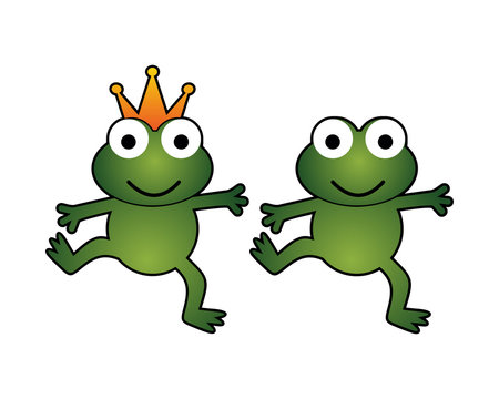 dancing frog cartoon character 1