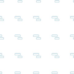 building block icon pattern seamless white background