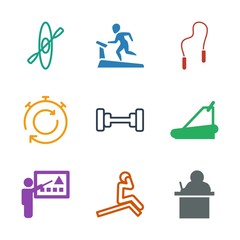 9 training icons