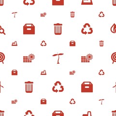 environment icons pattern seamless white background