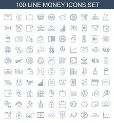 100 money icons