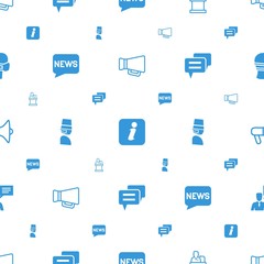speech icons pattern seamless white background