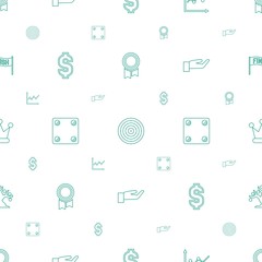 success icons pattern seamless white background