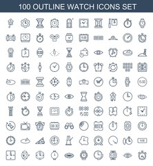 100 watch icons