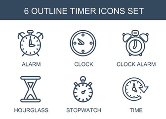 timer icons
